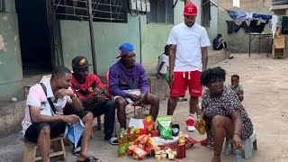 GUNSHOT ampHIS BOYS CONVOY🎉TO MAMA ANGE’S HOUSE WAS MASSIVE😘AKATA 🇺🇸SURPRISE ANGE WIT FOODSTUFFS AND [upl. by Ahcsatan]