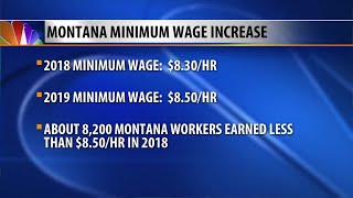 Montana’s minimum wage increasing in 2019 [upl. by Etnuahs]