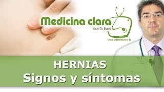 Signos y síntomas de las hernias  Videos de Medicina Clara con el Dr Bueno [upl. by Mchugh]