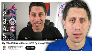 Reacting to my 2024 MLB World Series Predictions [upl. by Iah]