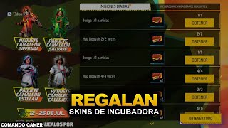 Garena Regala Skins de Incubadora de Camaleon en Free Fire ¿BUG [upl. by Van]