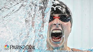 Katie Ledeckys swimming dominance medalbymedal  Paris Olympics  NBC Sports [upl. by Yup306]