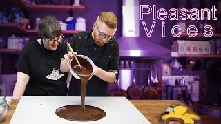 How to make a chocolate bar with a twist I Pleasant Vices Recipe [upl. by Lomax]