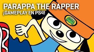 PaRappa The Rapper  Gameplay en PS4 [upl. by Xylina]