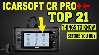 iCarsoft CR PRO  21 Questions amp Answers Before You Buy It [upl. by Zzabahs]