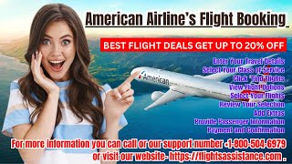 How To Book American Airlines Very Easy  American Airlines Flight Booking [upl. by Mullane]