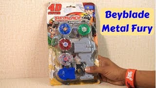 Beyblade Metal Fury Toys  UnboxingReview in Hindi [upl. by Kopple]