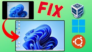 How to fix screen resolution in Virtual Box for all operating systems windowslinux full screen [upl. by Epolenep]