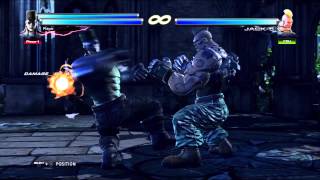 Tekken Tag Tournament 2 P Jack Basic Combos [upl. by Akkim]