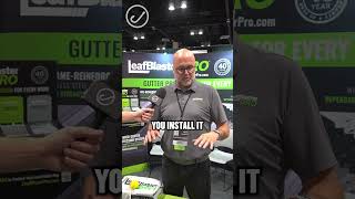 Do you use or install Gutter Guards LeafBlaster PRO demo  RoofCon productdemo roofing roofers [upl. by Cornish319]