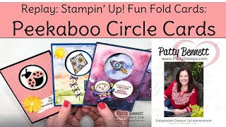 Peekaboo Circle Card Tutorial with Stellar Birthday amp Kite Delight [upl. by Albie]