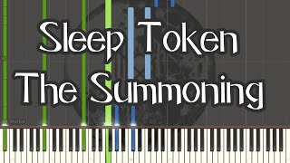 Sleep Token  The Summoning Piano Tutorial [upl. by Lrig110]