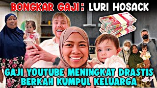 Gaji Luri Hosack Dari YouTube  Setelah Pulang Kampung amp Kumpul Keluarga Gaji YouTube Meningkat [upl. by Hoskinson234]