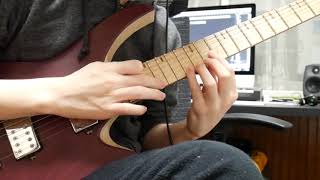 Skyhaven  Liftoff feat Tim Henson and Scott LePage of Polyphia guitar solo cover [upl. by Atnoved]