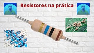 Resistores na prática [upl. by Airbas115]