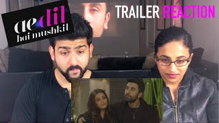 AE DIL HAI MUSHKIL OFFICIAL TRAILER REACTION  RANBIR KAPOOR AISHWARYA RAI BACHCHAN ANUSHKA SHARMA [upl. by Icyak]