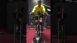 HIIT  Stationary Bike Workout 15 Minutes [upl. by Venable]