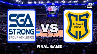 STRONG GROUP VS AL RIYADI FINALS dubai international basketball championship 2024 [upl. by Abehs]