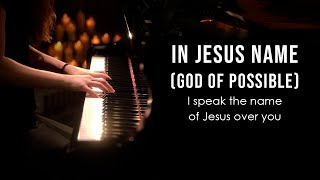 In Jesus Name God Of Possible Katy Nichole Piano Praise by Sangah Noona with Lyrics [upl. by Ahsekan]