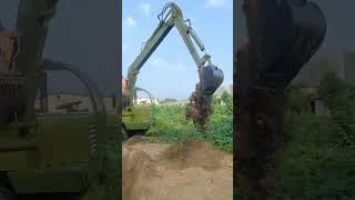 excavator tree chainsaw jcb technology automobile explore tractor youtuberlikes machinery [upl. by Comyns771]