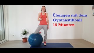 Übungen mit dem Gymnastikball  Training für einen gesunden Rücken [upl. by Yrag32]