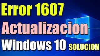 Error Actualización 1607 no se puede instalar en Windows 10 I SOLUCIÓN 2024 [upl. by Nnarual]