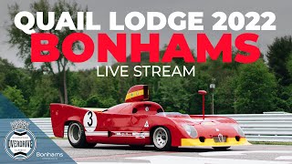 Bonhams Quail Lodge auction live stream [upl. by Eiramyma]