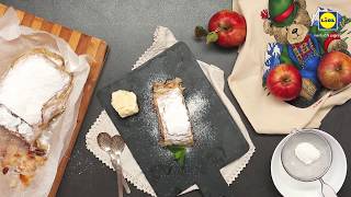 Strudel cu mere si ricotta • reteta Bucataria Lidl [upl. by Isabella673]