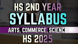 HS 2025 SYLLABUS  CLASS XII ARTS COMMERCE SCIENCE AHSEC YOU CAN LEARN [upl. by Auhsuoj576]