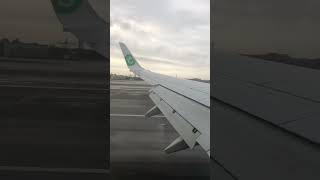 Transavia landing at Barcelona AirPort ryanairlanding plane barcelona [upl. by Itnuahsa]