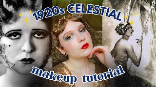 1920s Celestial Makeup Tutorial 💫 [upl. by Yendis]