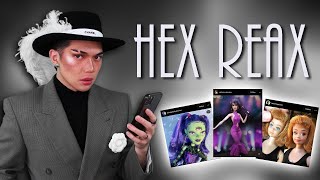 Doll Artist Reacts to OOAK Custom Dolls Part 6 🤩  HEX REAX ❤️ [upl. by Squier704]