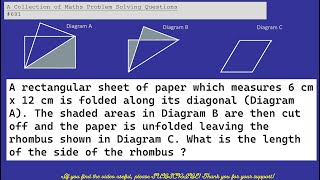 A Collection of Maths Problem Solving Questions 691 Geometry [upl. by Levram]