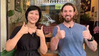 Vegan Lunch with Lj Esquire in Chiang Mai Thailand [upl. by Dranyar294]