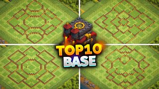 TOP 10 TH10 Base Link  New BEST Town Hall 10 TrophyWarHybridFarm Base  Clash Of Clans [upl. by Boris]