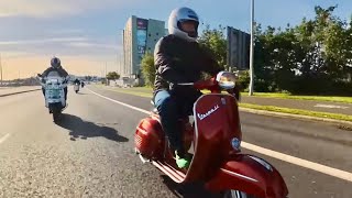 Rideout to Bettystown Co Meath with the Dublin Scooter Club [upl. by Cynthla]