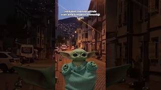 Baby Yoda kimsenin bilmediği o yer 🤔  Baby Yoda babyyoda [upl. by Bryana]