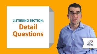 TOEFL iBT Listening Questions  Detail │ Inside the TOEFL Test [upl. by Erodeht]