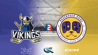 Vikings v Reservoir Dogs  Div 2  21st October  iceHQ Rec League ice hockey [upl. by Medor]