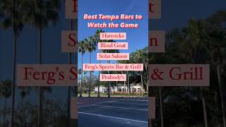 Best Places to Watch the Game in Tampa Bay [upl. by Adriel]