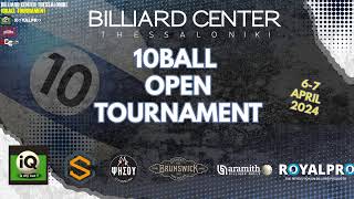 Table 1  10 Ball Open Tournament  67 April 2024 [upl. by Ahseneuq]