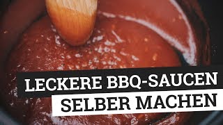 Einfache BBQ SAUCE SELBER MACHEN in nur 20 Minuten [upl. by Olva668]