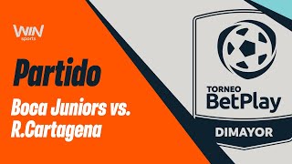 BOCA JUNIORS CALI VS REAL CARTAGENA  TORNEO BETPLAY DIMAYOR 20242  FECHA 6 [upl. by Ardnazxela]