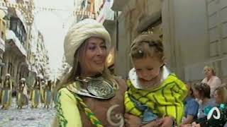 Moros y Cristianos Alcoy 2015 Escuadra del Mig Mora Filà Abencerrajes Tva [upl. by Warchaw]