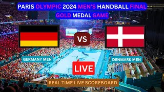 Germany Vs Denmark LIVE Score UPDATE Gold Medal Game 2024 Paris Olympic Men’s Handball Final LIVE [upl. by Singhal42]