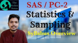 Syllabus Overview  Statistics amp Sampling  PC  2  SAS [upl. by Milah]