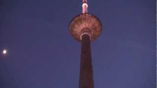 Vilnius Televizijos Bokstas  Television Tower amp views over Vilnius Lithuania  19th January 2013 [upl. by Stanislas]