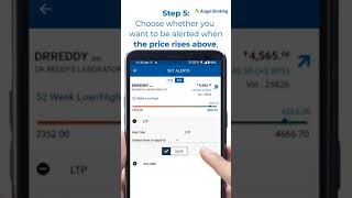 How to set a Price Alert on Angel Broking App [upl. by Akiemehs]