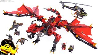 LEGO Ninjago Firstbourne Dragon set review 70653 [upl. by Gloriane]