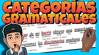 🔎 Cómo IDENTIFICAR las CATEGORÍAS GRAMATICALES [upl. by Trembly]